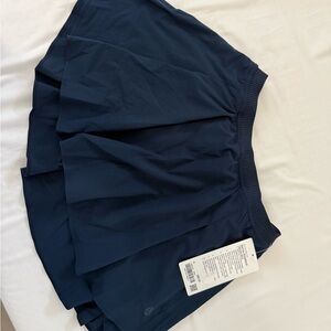 Lululemon Athletica Navy Blue tennis Skirt